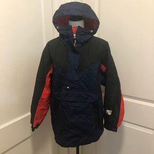 Columbia retro half zip coat size large